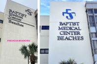 Baptist Medical Center Beaches: Entrance Rebranding and Lighting Reno